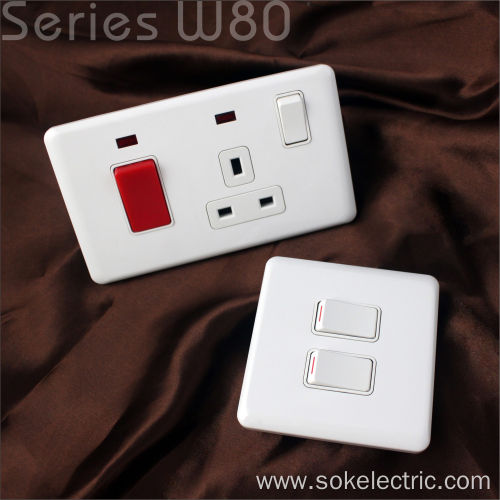 4Gang 1Way Light Switches 147mm 16A wall switch